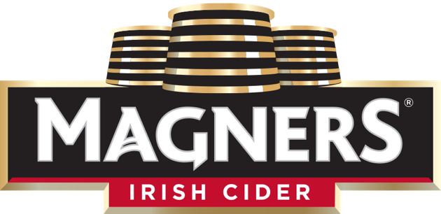Magners glass and bottle